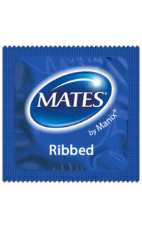 Mates Ribbed 50-pack -  för unisex