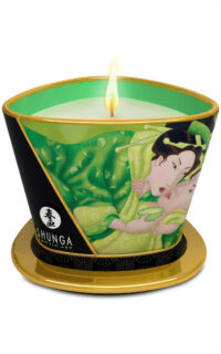 Shunga Massage Candle Green Tea 170 ml -  för unisex