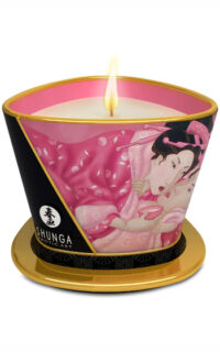 Shunga Massage Candle Rose 170 ml -  för unisex