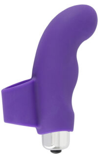 Lila Fingervibrator -  för unisex